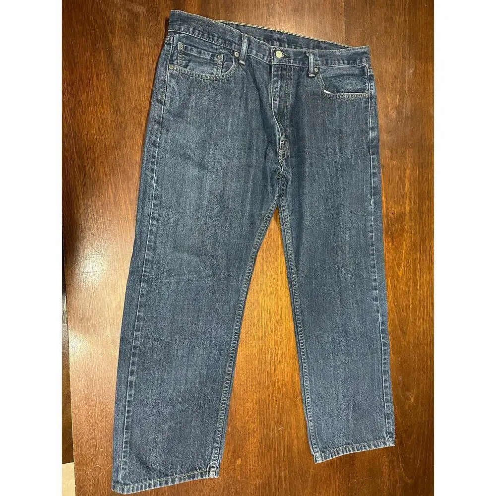 Levi 505 Jeans Men 38x30 Classic Academia Twee Western Cowboy Aztec Minimalist